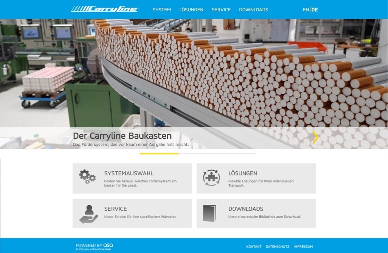 Unsere Carryline Website ist da!